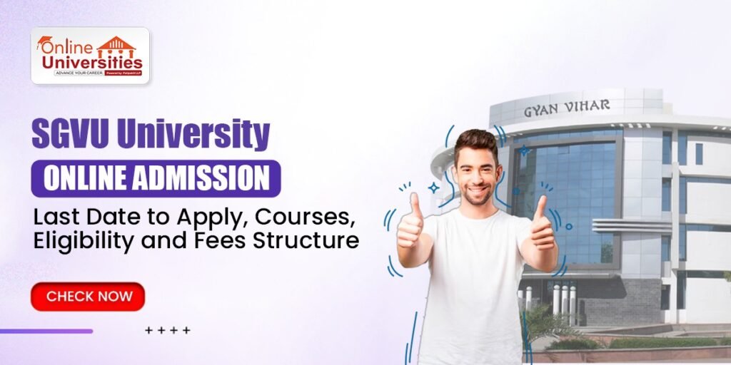 SGVU Online Admission