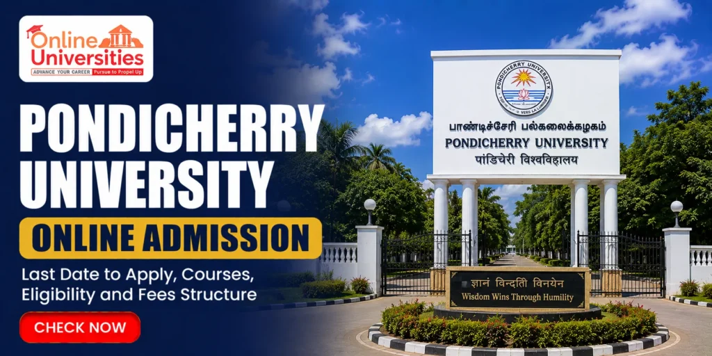 Pondicherry University Online Admission