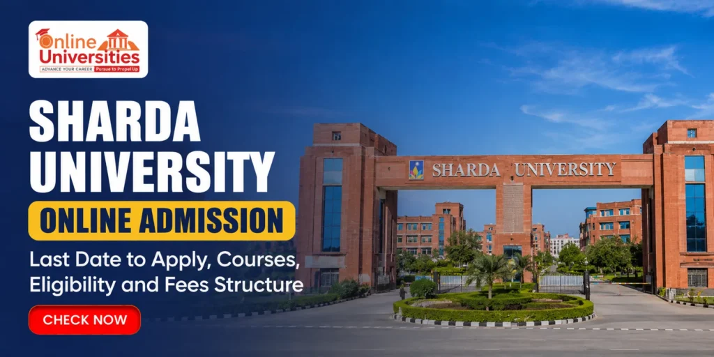 Sharda University online Admission